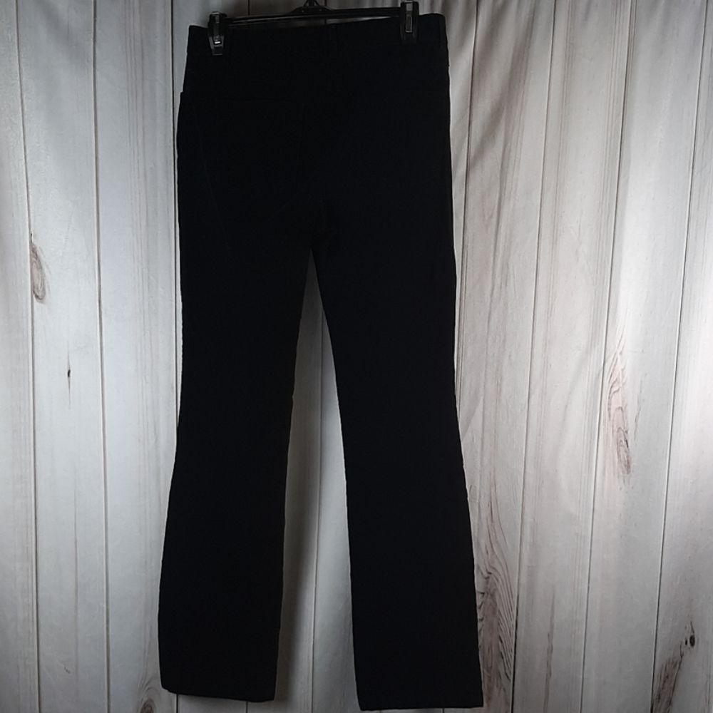 Lord & Taylor Womens 4 Black Corduroy Straight Leg - Picture 2 of 6